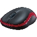 Мышь Logitech Wireless Mouse M185, Red, фото 9
