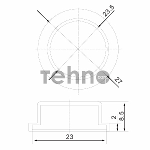 Влагозащитный колпачок для клавишных выключателей RWB-212, RWB-214, RWB-215  REXANT