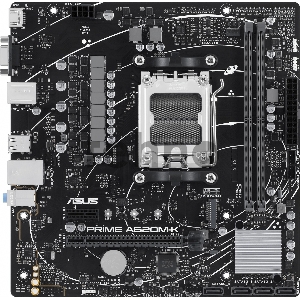 Материнская плата Asus PRIME A620M-K SocketAM5 AMD A620 2xDDR5 mATX AC`97 8ch(7.1) GbLAN RAID+VGA+HDMI