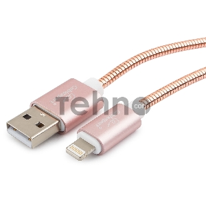 Кабель Cablexpert для Apple CC-G-APUSB02Cu-1.8M, AM/Lightning, серия Gold, длина 1.8м, золото, блистер