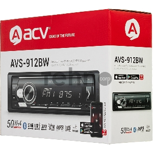 Автомагнитола ACV AVS-912BW 1DIN 4x50Вт