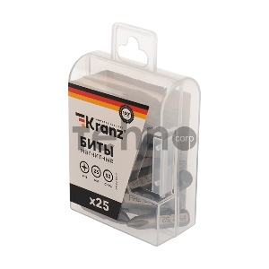 Бита PH2х25 мм для шуруповерта (упак. 25 шт.) Kranz