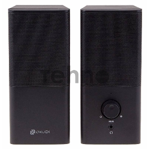 Колонки Oklick OK-128 2.0 черный 6Вт Колонки Oklick OK-128 2.0 черный 6Вт