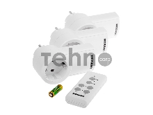 Радиоуправляемая  розетка c пультом RX-003 (один пульт, три розетки)