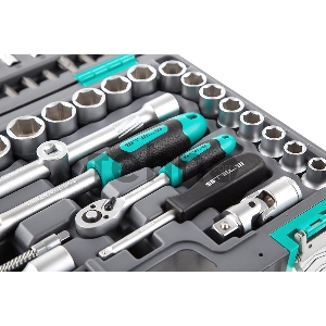 Набор инструментов STELS 14106  1/2 1/4 CrV пластиковый кейс  94 предм.