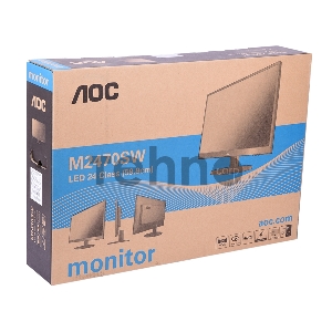 Монитор 23.6 AOC  M2470SWH черный MVA LED 5ms 16:9 HDMI M/M 1000:1 250cd 1920x1080 D-Sub FHD 3.5кг