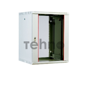 Шкаф телеком. настенный разборный 15U (600х650), съемные стенки, дверь стекло (ШРН-M-15.650)