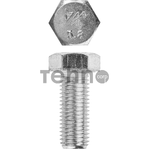 Болт ЗУБР ГОСТ 7798-70 M16 x 40 мм 5 кг кл. пр. 5.8 оцинкованный Болт ЗУБР ГОСТ 7798-70 M16 x 40 мм 5 кг кл. пр. 5.8 оцинкованный