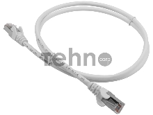 Патч-корд LANMASTER LSZH FTP кат.5e, 1.0 м, белый