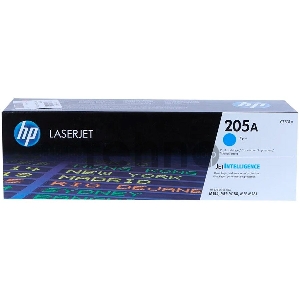 Тонер-картридж HP CF531A (HP 205A) голубой для HP LaserJet M180/M181 900 страниц.