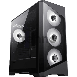 Компьютерный корпус mATX, без блока питания Gamemax Destroyer TGB mATX case, black, w/o psu, w/1xUSB3.0+2xUSB2.0, Combo Audio, w/3x12cm ARGB front fan (1xFN-12A-M6I, 2xFN-12A-S6I), w/1x12cm ARGB rear fan (FN
