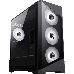 Компьютерный корпус mATX, без блока питания Gamemax Destroyer TGB mATX case, black, w/o psu, w/1xUSB3.0+2xUSB2.0, Combo Audio, w/3x12cm ARGB front fan (1xFN-12A-M6I, 2xFN-12A-S6I), w/1x12cm ARGB rear fan (FN, фото 6