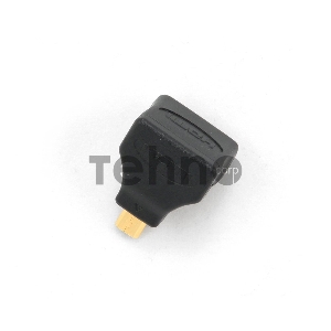 Переходник HDMI-microHDMI Gembird, 19F/19M, угловой, золотые разъемы, пакет  A-HDMI-FDML
