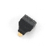 Переходник HDMI-microHDMI Gembird, 19F/19M, угловой, золотые разъемы, пакет  A-HDMI-FDML, фото 5