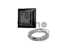 Терморегулятор механический RX-308B черный (совместим с Legrand серии Valena) REXANT