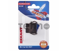 Выключатель клавишный 250V 16А (4с) ON-OFF синий  с подсветкой (RWB-502, SC-767, IRS-201-1)  REXANT (в упак. 1шт.)