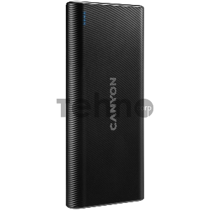Внешний аккумулятор CANYON PB-108 Power bank 10000mAh Li-poly battery, Input 5V/2A, Output 5V/2.1A(Max), 140*68*16mm, 0.230Kg, Black