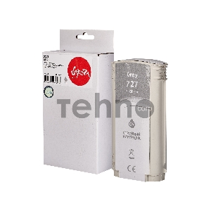 Струйный картридж Sakura B3P24A (№727 Grey) для HP, серый, 130 мл.