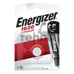 Батарейка Energizer CR1620 BL1 Lithium 3V (1/10/140)