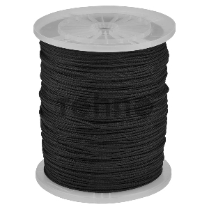 Шнур ЗУБР полиамидный, плетеный, повышенной нагрузки, без сердечника, черный, d 5, катушка 700м