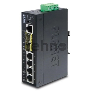 IGS-5225-4T2S индустриальный управляемый коммутатор IP30 Industrial L2+/L4 4-Port 10/100/1000T + 2-port 100/1000X SFP Full Managed Switch (-40 to 75 C, dual redundant power input on 12~48VDC terminal block, ERPS Ring Supported, 1588)