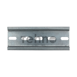 DIN-рейка 10см перфорированная оцинкованная Rexant