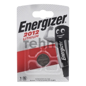 Батарейка Energizer CR2012 BL1 Lithium 3V (1/10/140)
