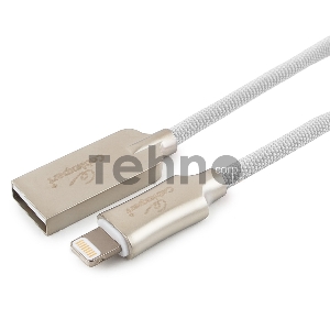 Кабель USB Cablexpert для Apple CC-P-APUSB02W-1M, MFI, AM/Lightning, серия Platinum, длина 1м, белый, блистер