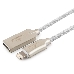 Кабель USB Cablexpert для Apple CC-P-APUSB02W-1M, MFI, AM/Lightning, серия Platinum, длина 1м, белый, блистер, фото 1