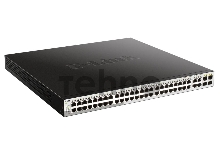 Коммутатор D-Link DGS-1210-52 WebSmart с 48 портами 10/100/1000Base-T и 4 портами 1000Base-X SFP