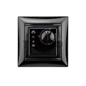 Терморегулятор механический RX-308B черный (совместим с Legrand серии Valena) REXANT