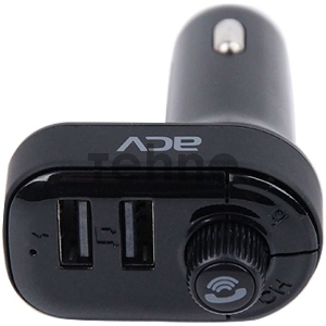 Автомобильный FM-модулятор ACV FMT-118B черный MicroSD BT USB (37399) Автомобильный FM-модулятор ACV FMT-118B черный MicroSD BT USB (37399)