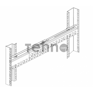 Органайзер кабельный горизонтальный раздвижной 450-1000 мм