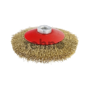Кордщетка Hammerflex 207-108 125мм M14 радиальная гофрированная мягкая для УШМ Кордщетка Hammerflex 207-108 125мм M14 радиальная гофрированная мягкая для УШМ