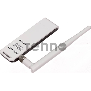 Адаптер TP-Link SOHO TL-WN722N 150Mbps High Gain Wireless N USB Adapter with Cradle, Atheros, 1T1R, 2.4GHz, 802.11n/g/b, 1 detachable antenna