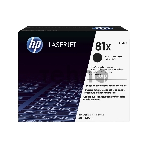 Тонер Картридж HP 81X CF281X черный для HP LJ Pro M630dn/f/h/z (25000стр.)