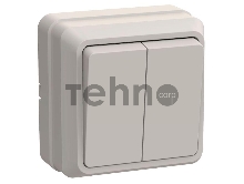 Выключатель Iek EVO20-K33-10-DC ВС20-2-0-ОКм 2кл 10А откр.уст. ОКТАВА (кремовый)