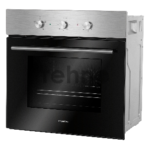 Духовой шкаф Электрический Hyundai HEO 6632 IX серебристый, встраиваемый