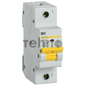 IEK Автоматический выключатель IEK ВА47-150 1Р 100А 15кА характеристика C