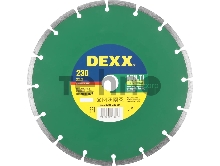 Круг алмазный DEXX 36701-230_z01  универсальный сегментный для УШМ 230х7х22.2мм