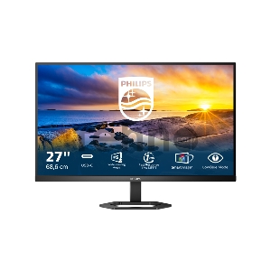 МОНИТОР 27 PHILIPS 27E1N5300AE/00 Black с поворотом экрана (IPS, 1920x1080, 75Hz, 1 ms, 178°/178°, 300 cd/m, Mega DCR