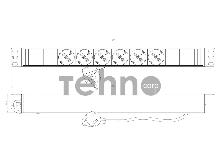 Блок распределения питания Hyperline SHE19-6SH-2.5EU гор.размещ. 6xSchuko базовые 16A Schuko 2.5м Блок распределения питания Hyperline SHE19-6SH-2.5EU гор.размещ. 6xSchuko базовые 16A Schuko 2.5м