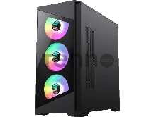 Компьютерный корпус mATX, без блока питания Gamemax Destroyer TGB mATX case, black, w/o psu, w/1xUSB3.0+2xUSB2.0, Combo Audio, w/3x12cm ARGB front fan (1xFN-12A-M6I, 2xFN-12A-S6I), w/1x12cm ARGB rear fan (FN