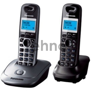 Телефон Panasonic KX-TG2512RU1 {Доп трубка в комплекте, АОН, Caller ID, спикерфон, полифония}