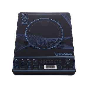 Плита Электрическая Endever Skyline IP-28 2000Вт, цвет варочной поверхности черный, дно посуды от 12-28 см, 8 авто программ, таймер