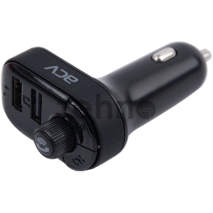 Автомобильный FM-модулятор ACV FMT-118B черный MicroSD BT USB (37399)