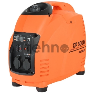 Генератор инверторный PATRIOT 3000il, 3,0/3,5 кВт, уровень шума 63 dB, колеса, вес 31,5 кг Генератор инверторный PATRIOT 3000il, 3,0/3,5 кВт, уровень шума 63 dB, колеса, вес 31,5 кг