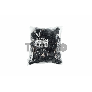 Выключатель клавишный 12V 20А (3с) ON-OFF черный ОВАЛ с синей LED подсветкой  REXANT