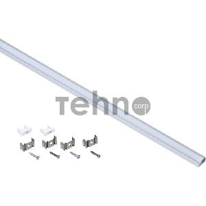 IEK LSADD1607-SET1-2-N1-1-08 Профиль алюм. для LED ленты 1607 накл. прям. 2м к-т опал