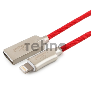 Кабель USB Cablexpert для Apple CC-P-APUSB02R-1M, MFI, AM/Lightning, серия Platinum, длина 1м, красный, блистер Кабель USB Cablexpert для Apple CC-P-APUSB02R-1M, MFI, AM/Lightning, серия Platinum, длина 1м, красный, блистер